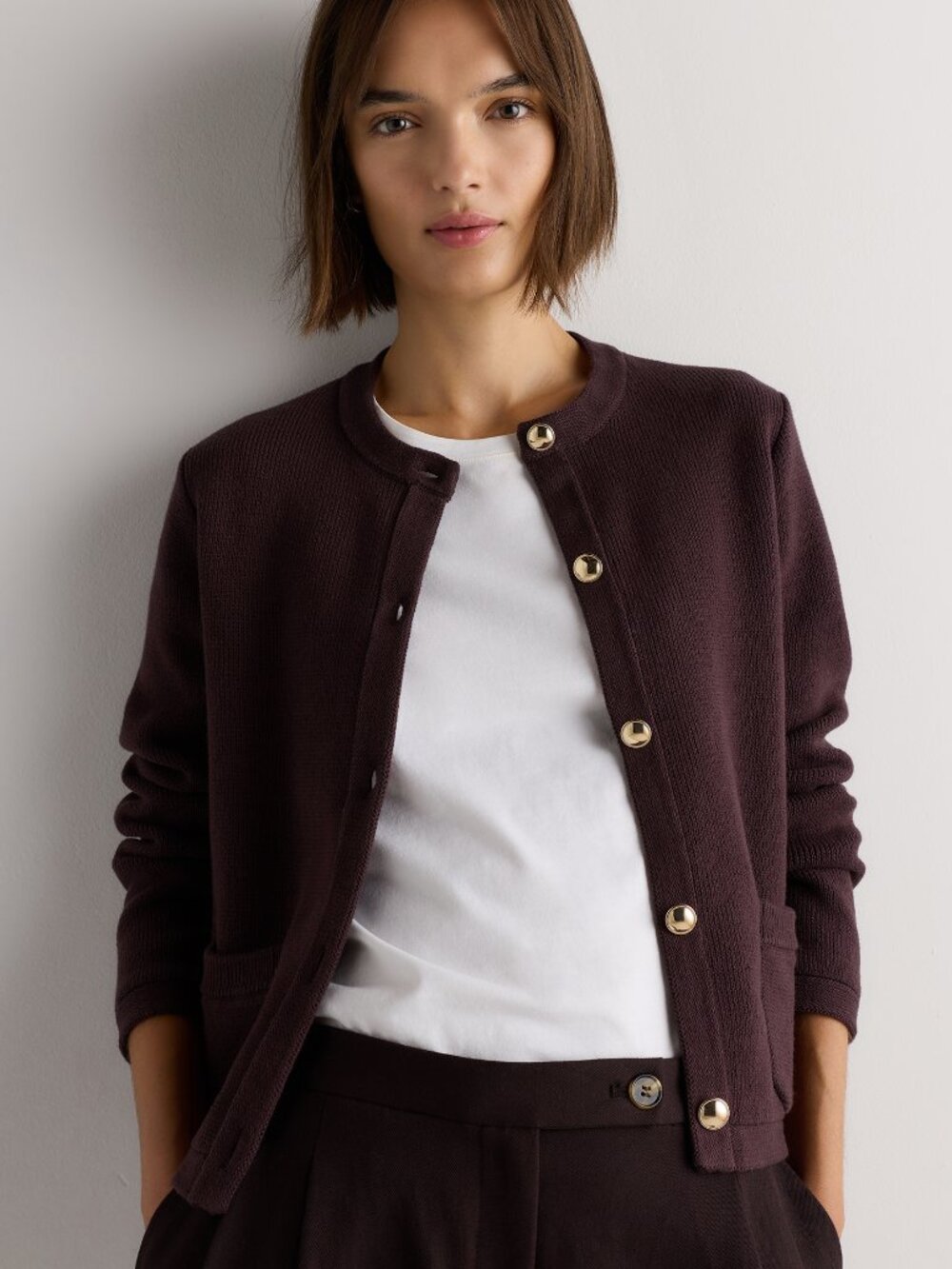 Quince Cotton Sweater Jacket